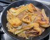 A picture of step 12 of Braised Fennel with Maple Syrup and Lemon.