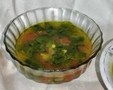 A picture of step 8 of Drumstick leaves Soup.