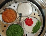 ट्री कलर इडली (Tricolour idli recipe in Hindi) रेसिपी चरण 5 फोटो