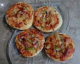 A picture of step 5 of Mini pizza for kids lunch box.