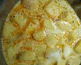A picture of step 4 of Aloo Posto.
