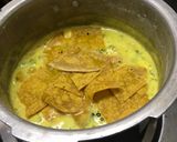 A picture of step 7 of Dal dhokli.
