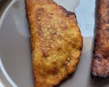 Foto del paso 5 de la receta: Empanadas de plátano macho con queso y frijol
