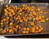 A picture of step 8 of Sweet Chili Roasted Veg Bowl.