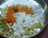 A picture of step 1 of Veg Manchurian.