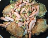Foto del paso 4 de la receta Pollo a la cerveza con zanahorias y champiñones