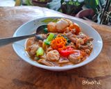 Foto langkah ke 7 dari resep Seblak Kerupuk Kuah Ceker.
