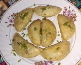 A picture of step 5 of Surprise bite (Maida/dry fruits).