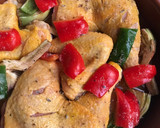 Foto del paso 5 de la receta: Pollo de corral asado, a la mandarina 🍊