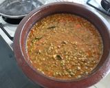 A picture of step 3 of Moong Curry.