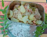 A picture of step 3 of Sabudana Khichdi.