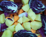 Foto del paso 1 de la receta: Pollo al horno con verduras