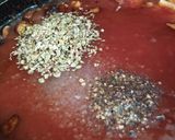 A picture of step 4 of Chicken fajita pizza.