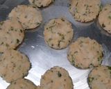 A picture of step 3 of Rice tikki chaat.