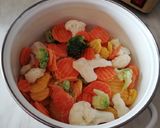 Egyszerű zöldségkrémleves recept fázis 1 fotója