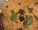 A picture of step 1 of Rice with dry fruit.