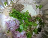 A picture of step 2 of Instant ragi dosa.