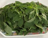 A picture of step 1 of Green Amaranth Leaves Kadhi.