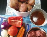 Foto del paso 1 de la receta: Pastel de carne y papa
