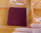 A picture of step 8 of Crunchy Square Butter Cookies with Vegetable Powder.