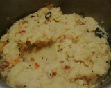 A picture of step 5 of Vegetable upma.