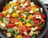 Lecsós zöldség kuszkusszal recept fázis 1 fotója