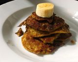 Hình bước làm 5 của món Banana Pancake