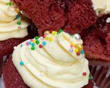 A picture of step 1 of Jam filled Red Velvet cupcakes.