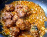 A picture of step 5 of Veg Manchurian balls from leftover rice.