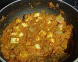 A picture of step 7 of Paneer Kadhai.