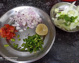 A picture of step 1 of Colourful Chickpeas and Cucumber Salad.