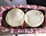 Une image de l'étape 4 de « Gâteau » salé façon cake au jambon cru légumes grillés et fromage.