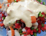 Foto del paso 5 de la receta: Ensalada de alubias blancas con merluza