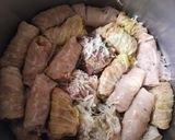 Töltött káposzta hízott liba melléből recept fázis 5 fotója
