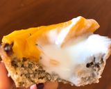 Hình bước làm 5 của món Eatclean/ Tart Yến Mạch, Sữa Chua và Xoài