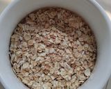Gambar langkah 2 resipi Blue Mango Red Bean Oat Mug.