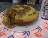 Foto del paso 4 de la receta: Bizcochuelo integral marmolado de naranja