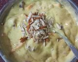 A picture of step 4 of Fruit cream🥭mango🥭 flavour.