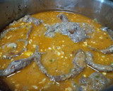 Foto del paso 7 de la receta: Fricandó de ternera con rosa de patata gratinada