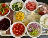A picture of step 2 of Healthy Beetroot & Veggie Pulao.