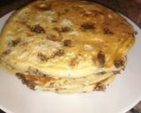 A picture of step 3 of Choc chip crumpets.