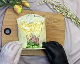 A picture of step 4 of Tuna Egg Tortillas – a quick and delicious snack. 3 Portionen!.