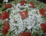 A picture of step 6 of Spirali with Spinach pesto.