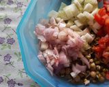 A picture of step 3 of Mix sprouts n mix vegetables salad 🥗.