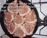 Foto del paso 1 de la receta: Costeleta de cerdo con salsa de mostaza