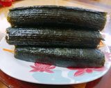 Hình bước làm 7 của món Cơm cuộn kimbap