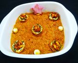 A picture of step 5 of Paneer Patiyala.