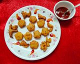 A picture of step 6 of Spicy healthy Semolina& Paneer Bites.