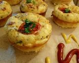 A picture of step 10 of Pizza muffins#festivecontest_Kisumu.