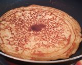 A picture of step 3 of Eggless pancakes.